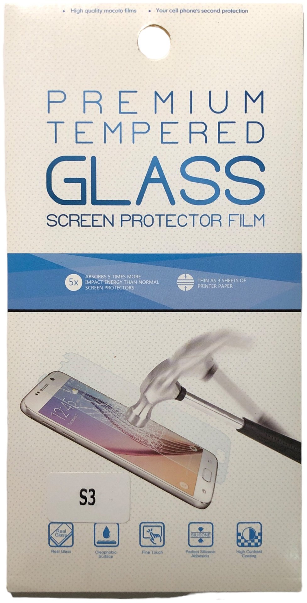 Стекло Premium Tempered Glass для Samsung Galaxy S3 S3 прозрачный купить,869