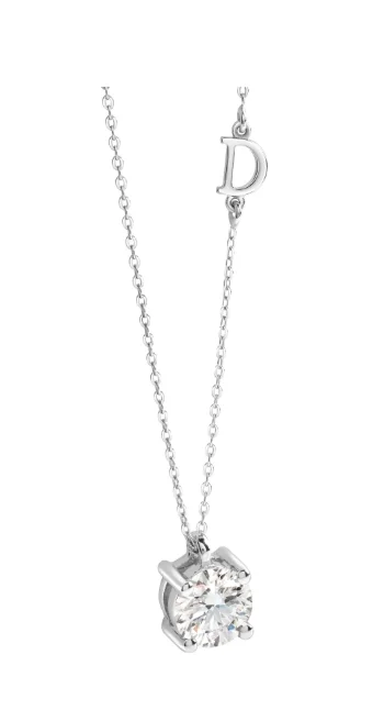 Колье Damiani Veramore 20055856 белое золото 45см 2.3гр купить,NaN