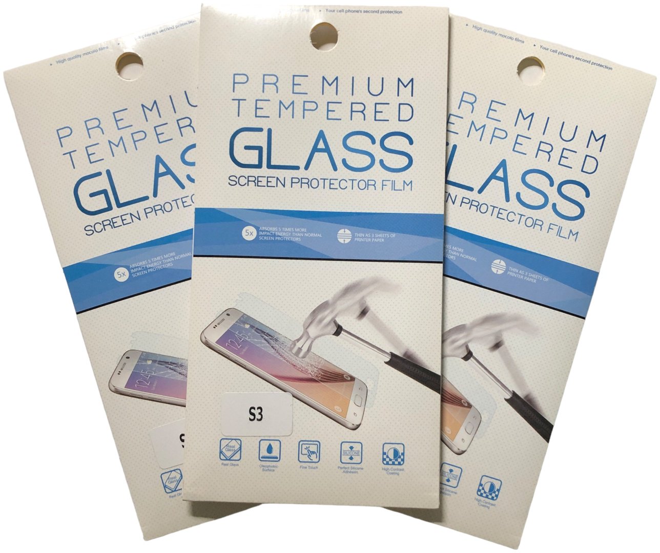 Стекло Premium Tempered Glass для Samsung Galaxy S3 S3 прозрачный купить,869