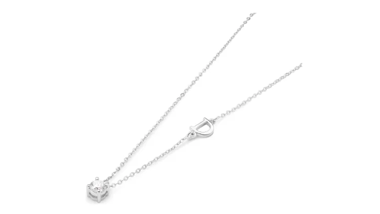 Колье Damiani Veramore 20055856 белое золото 45см 2.3гр купить,NaN