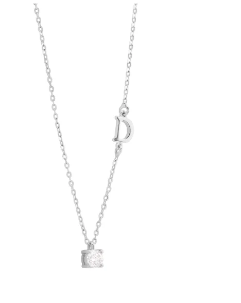Колье Damiani Veramore 20055856 белое золото 45см 2.3гр купить,NaN