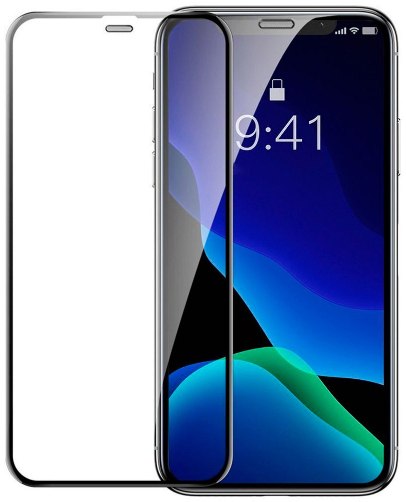 Стекло для Apple iPhone 11 черный купить,1070