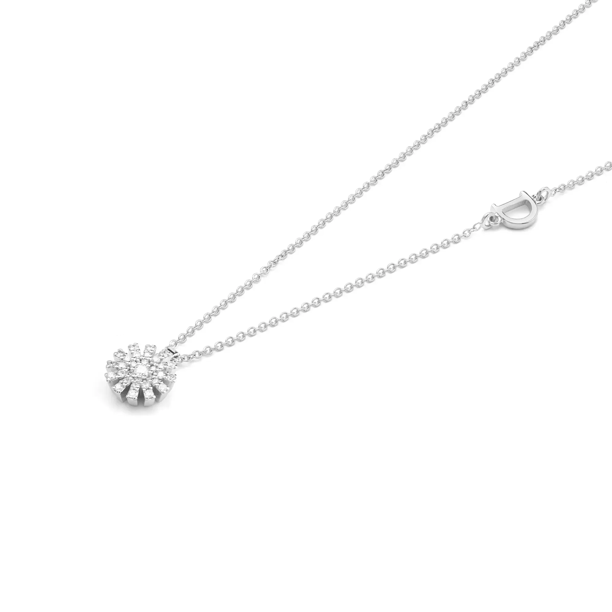 Колье Damiani Margherita 20088140 белое золото 50см 3.5гр  купить,1540000