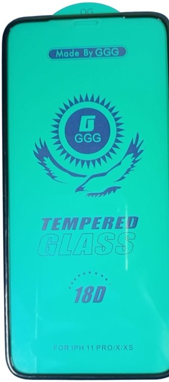 Стекло для Apple iPhone 11 Pro 18D черный купить,200