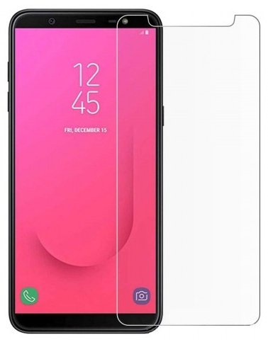Стекло для Samsung Galaxy J6+ черный