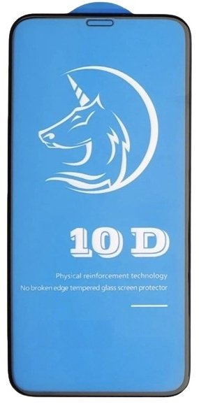 Стекло для Apple iPhone 12 Pro Max 10 D черный