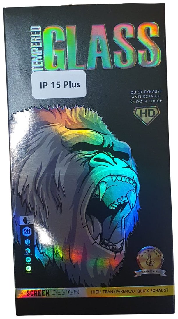Стекло для Apple iPhone 15 Plus черный