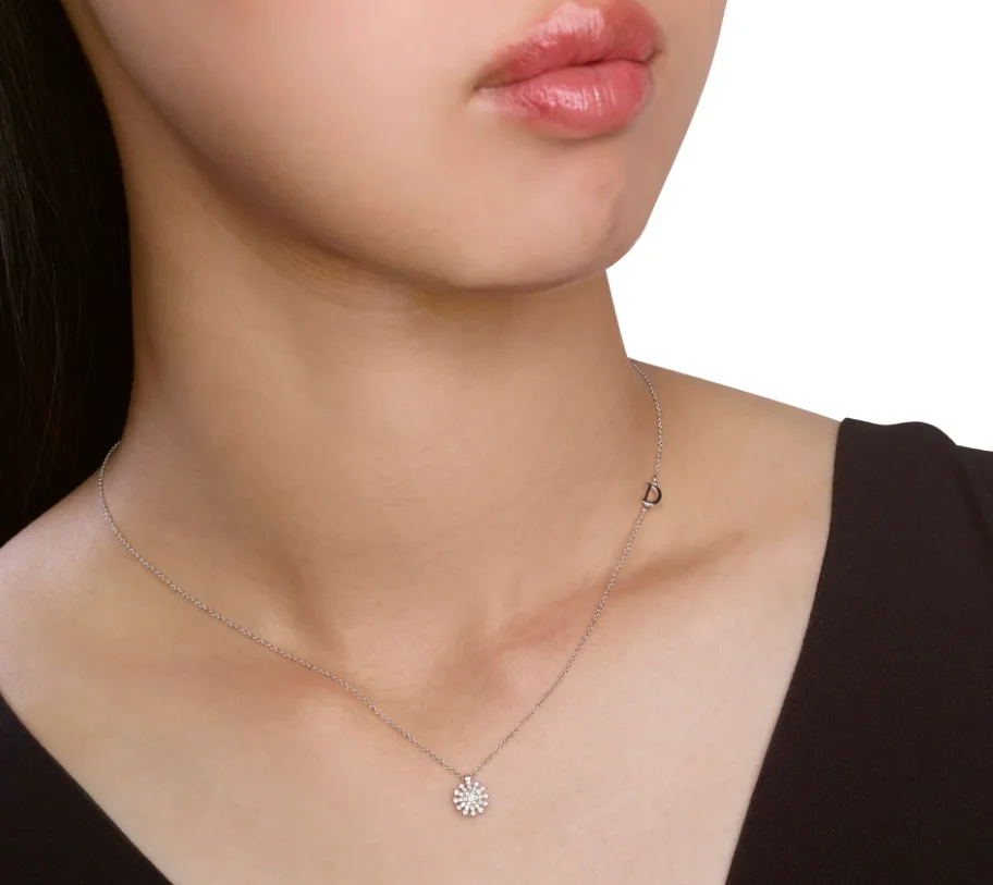 Колье Damiani Margherita 20088140 белое золото 50см 3.5гр  купить,1540000