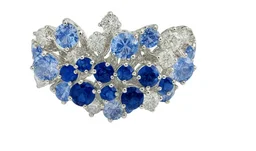 Кольцо Damiani Mimosa 20110127 белое золото 13р 6.25гр