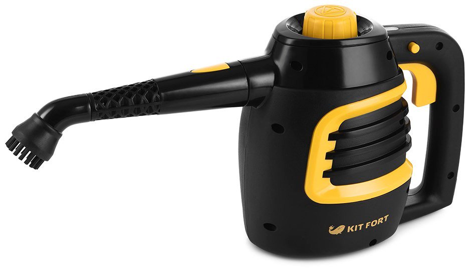 Пароочиститель Kitfort KT-930 черно-желтый