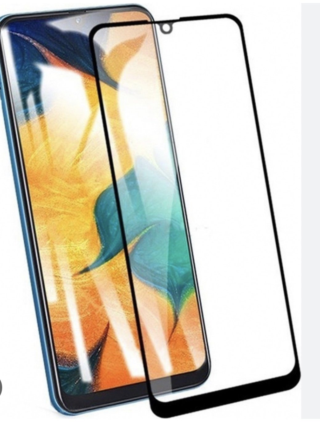 Стекло для Samsung Galaxy A40 черный