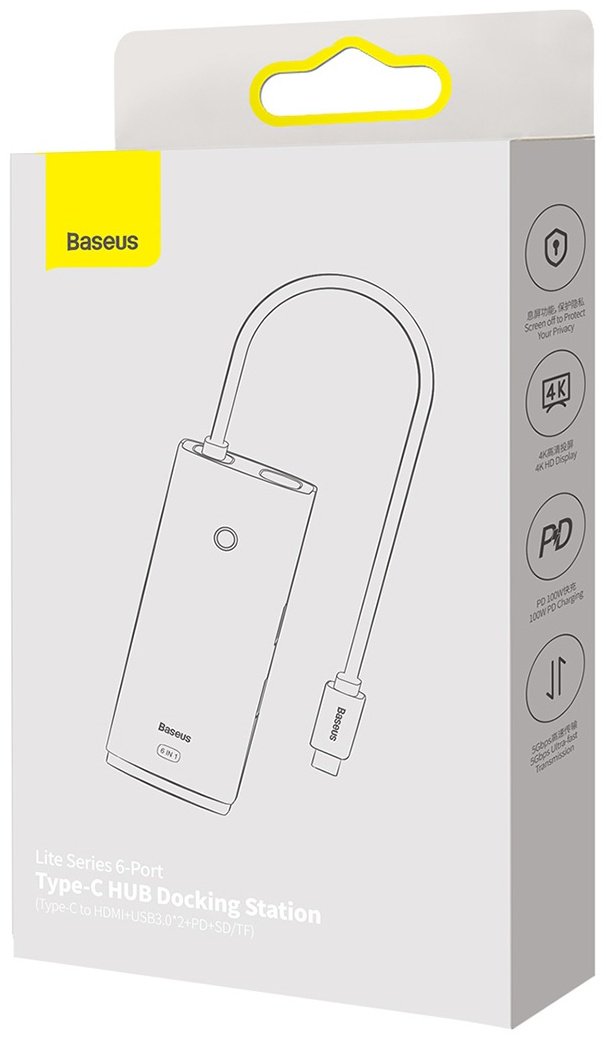 Док-станция Baseus WKQX050101 черный купить,0