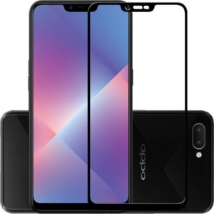 Стекло для Oppo A3s A3s черный