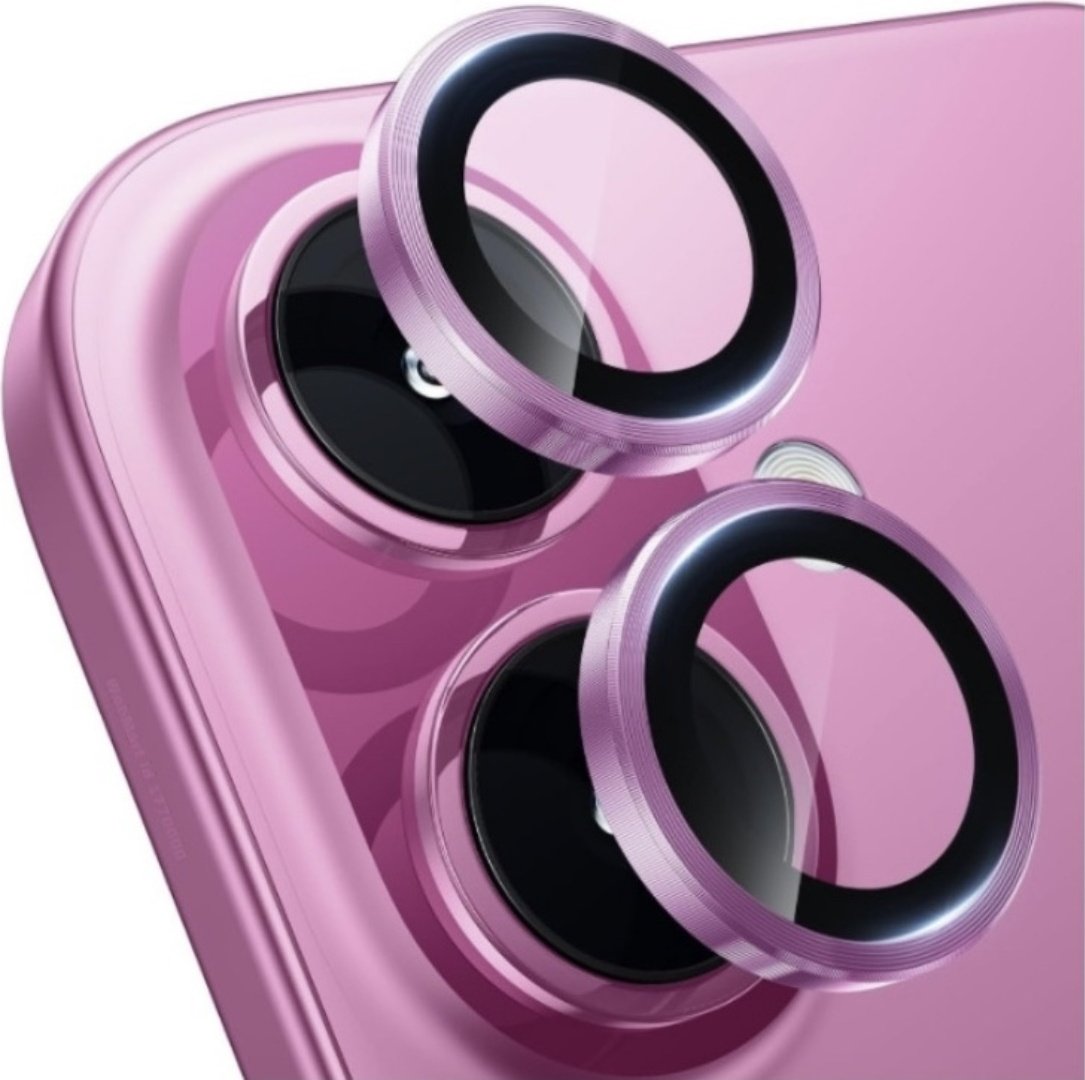 Стекло для Apple Iphone 16 розовый