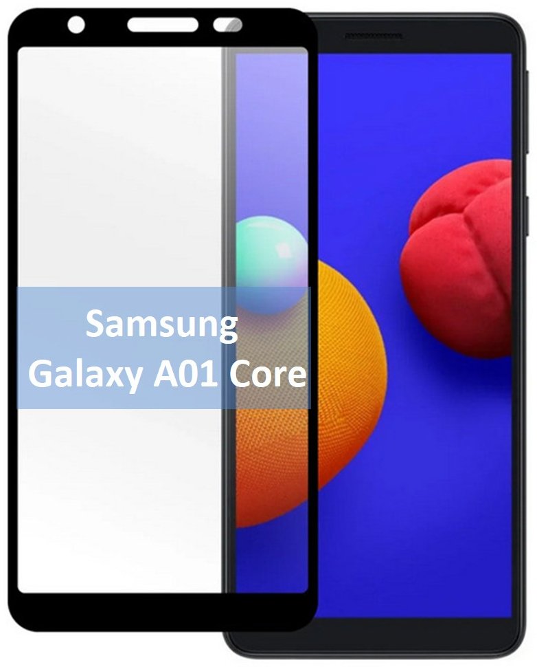 Стекло для Samsung Galaxy A01 Core MSXREDPA25 черный