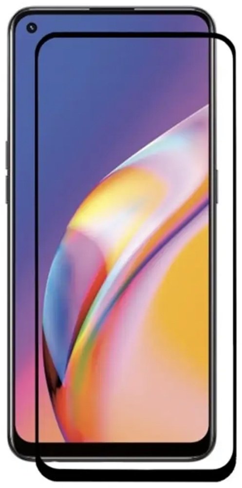 Стекло для Oppo Reno 6 черный