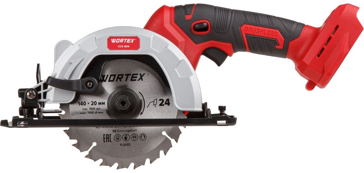 Дисковая пила WORTEX CCS 1814 0329268, аккумуляторная купить,0