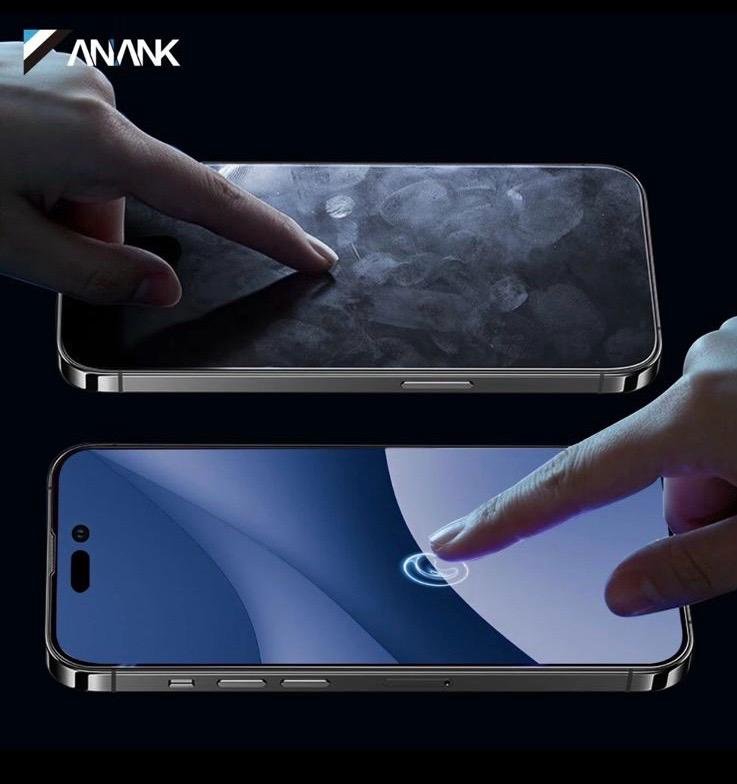 Стекло ANANK для Apple iPhone 14 Pro Max черный