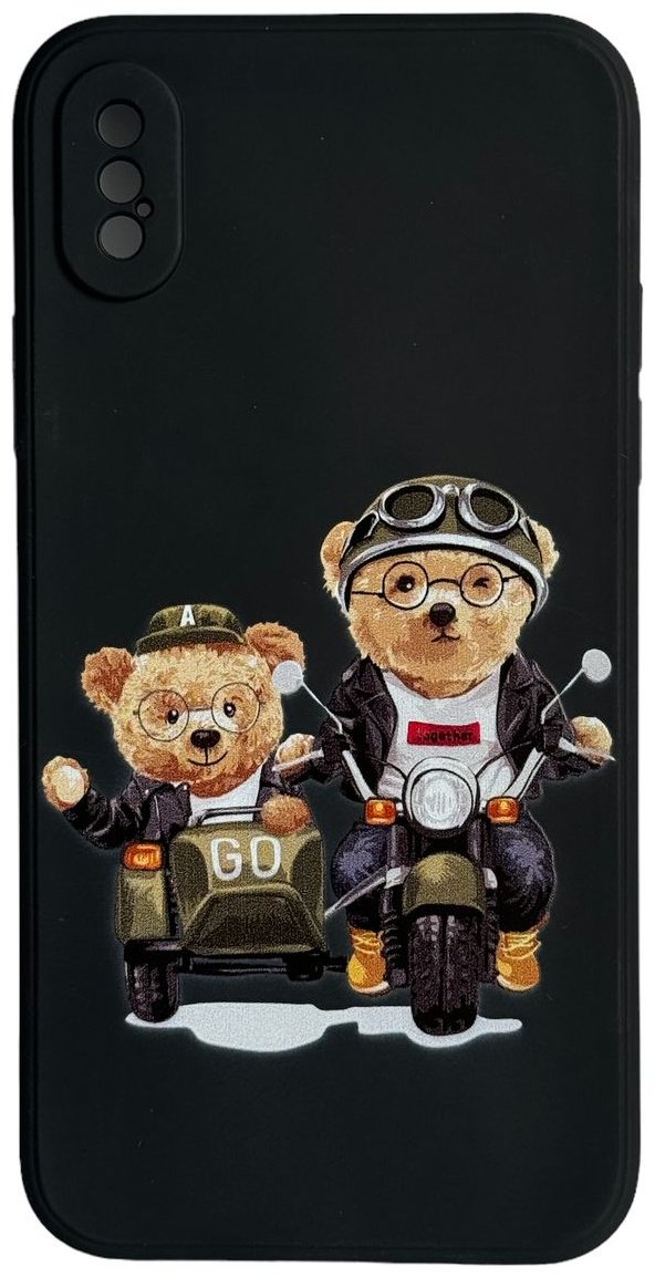 Чехол для Apple iPhone Xs черный - ForteMarket Чехол для Apple iPhone Xs черный купить,1281