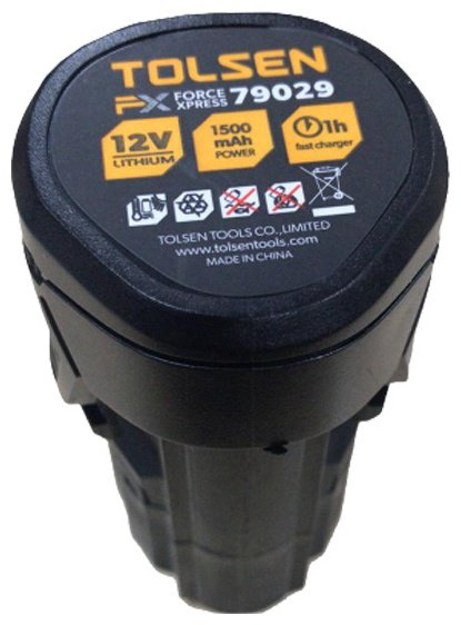 Аккумулятор TOLSEN 79029 Li-Ion 1.5 Ач Ah 1 шт