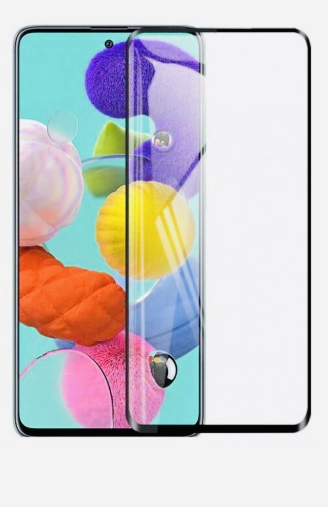 Стекло для Samsung Galaxy A52 черный