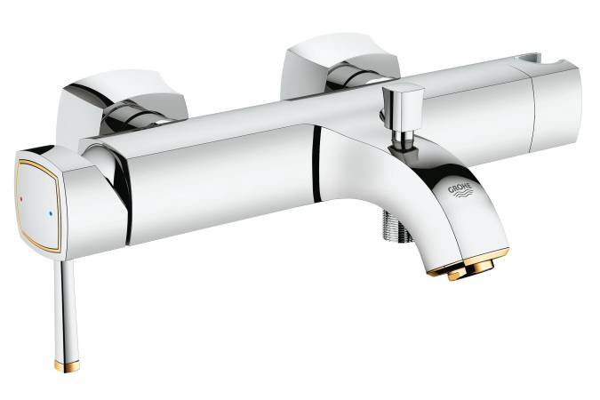  Смеситель Grohe Grandera 23317IG0 хром/золото купить,NaN