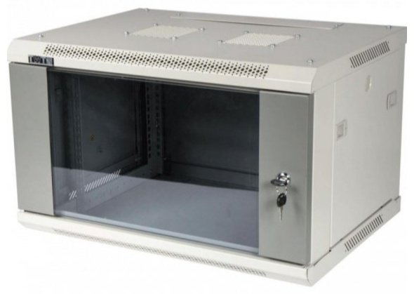 Серверный шкаф Lanmaster TWT-CBWPG-12U-6X4-GY