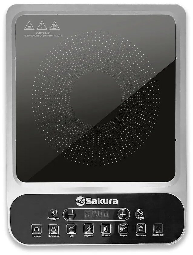 Настольная плита SAKURA SA-7157S черный