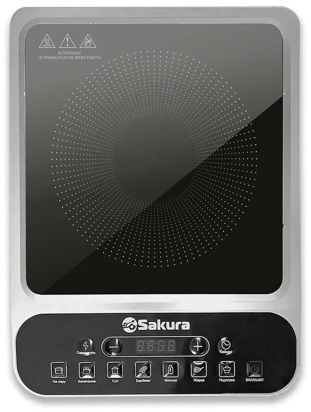 Настольная плита SAKURA SA-7157S черный