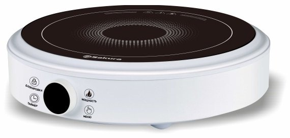 Настольная плита SAKURA SA-7164W белый