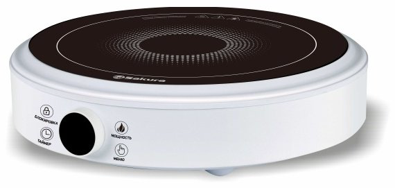 Настольная плита SAKURA SA-7164W белый купить,NaN