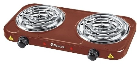 Настольная плита Sakura ПЭ-03 коричневый купить,NaN