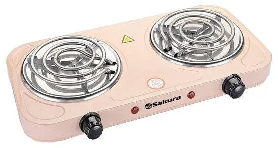 Настольная плита SAKURA ПЭ-03C бежевый купить,NaN