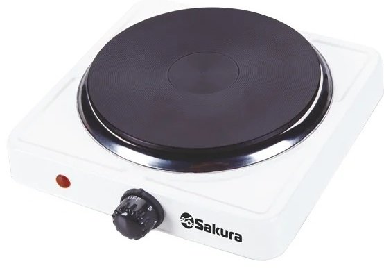 Настольная плита Sakura ПЭ-09 белый