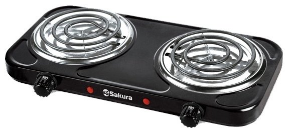 Настольная плита Sakura ПЭ-03В черный