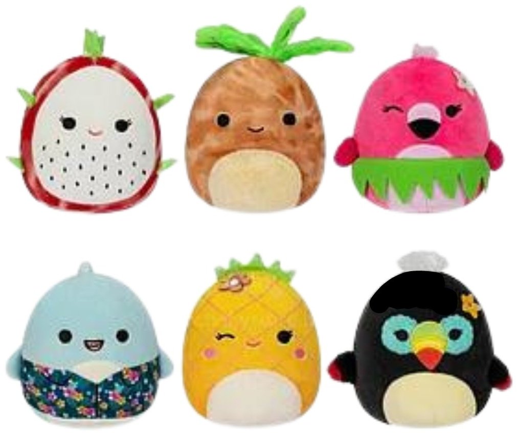 Squishmallows Сквишмэллоус SQJW515MS Игрушка-сюрприз с запахом, 12 см, в ассорт. TM Squishmallows, высота 12 см, мультиколор