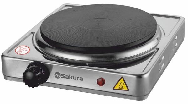 Настольная плита SAKURA ПЭ-09H серый