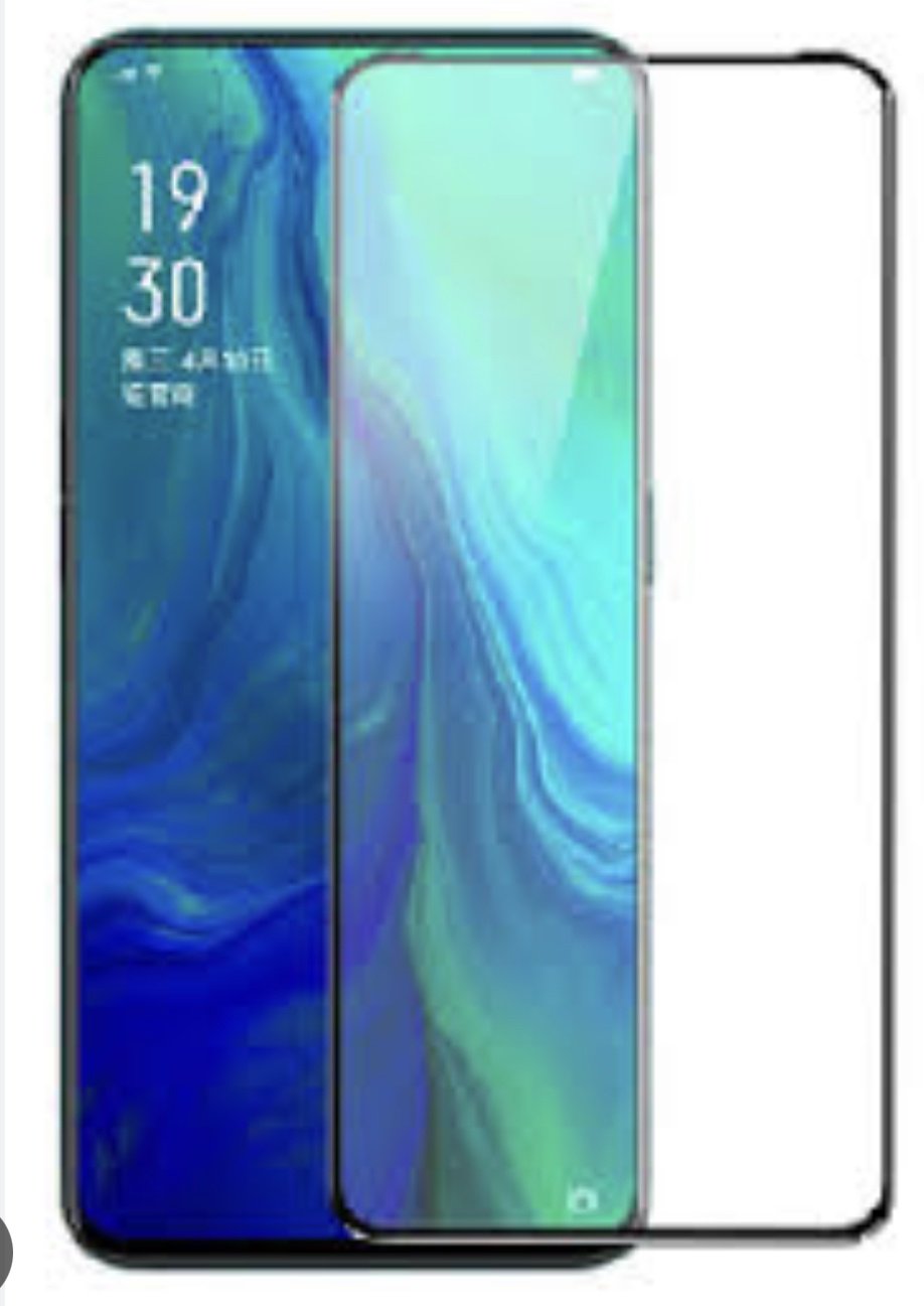 Стекло для Oppo Reno2 черный
