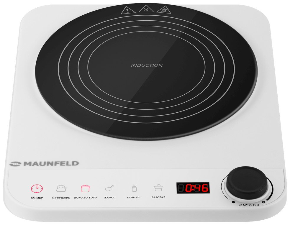 Настольная плита MAUNFELD EFI271MWH белый купить,NaN