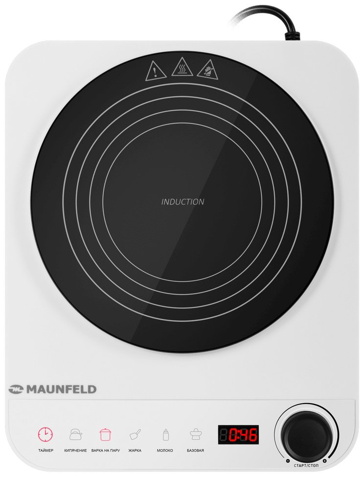 Настольная плита MAUNFELD EFI271MWH белый купить,NaN