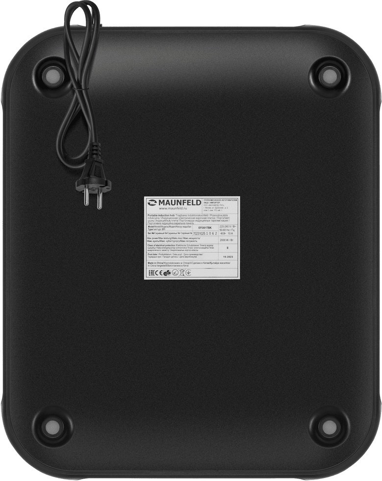 Настольная плита MAUNFELD EFI301TBK черный купить,NaN
