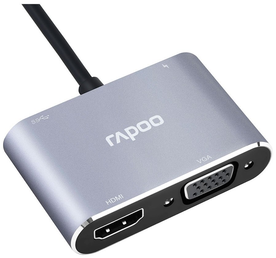 Док-станция Rapoo XD30 серый купить,0