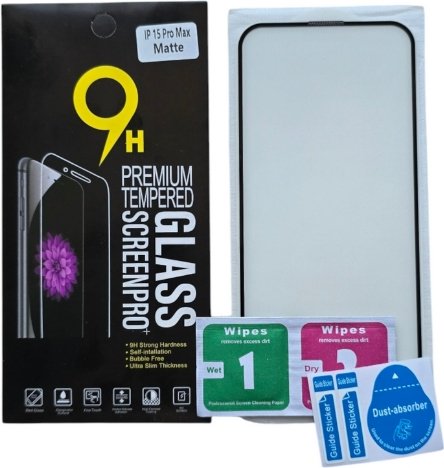Стекло для Apple iPhone 15 Pro Max черный купить,569