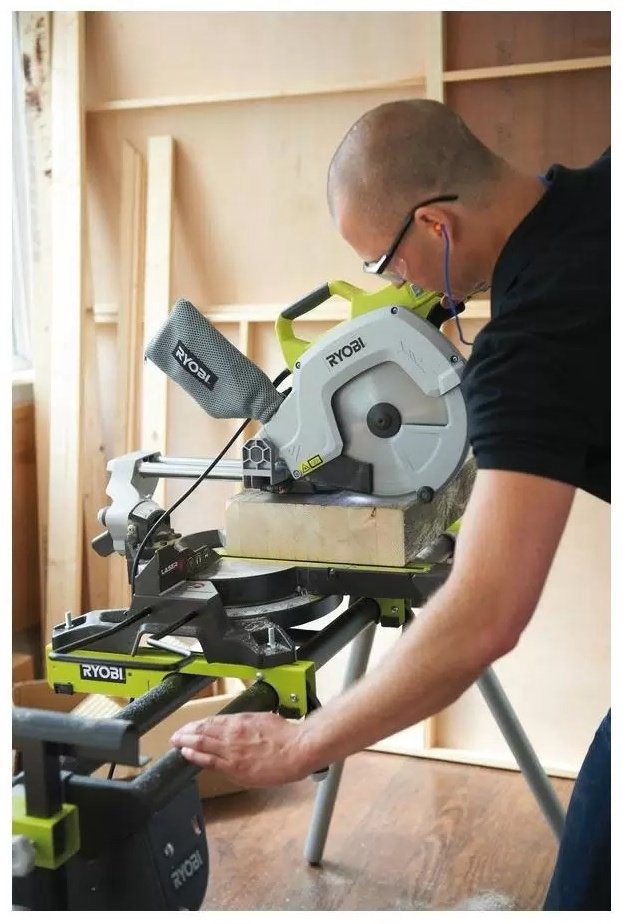 Дисковая пила RYOBI EMS254L-LSG 5133002848, электрическая купить,NaN