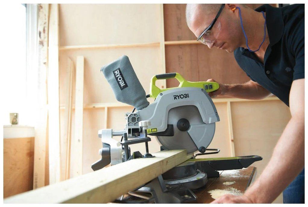 Дисковая пила RYOBI EMS254L-LSG 5133002848, электрическая купить,NaN