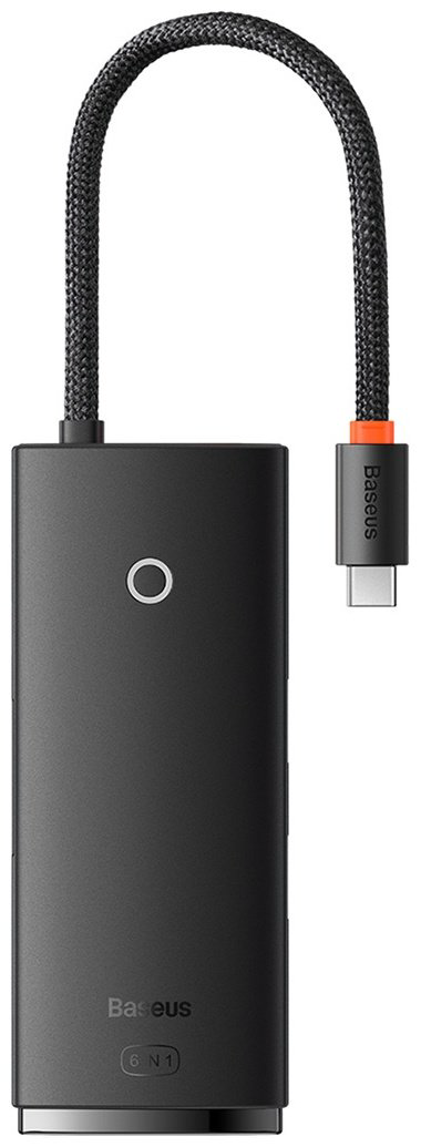 Док-станция Baseus Lite 6in1 WKQX050001 черный купить,NaN