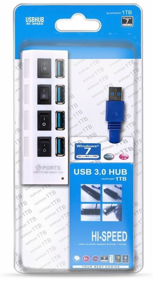 Док-станция Smartbuy SBHA-7304-W белый
