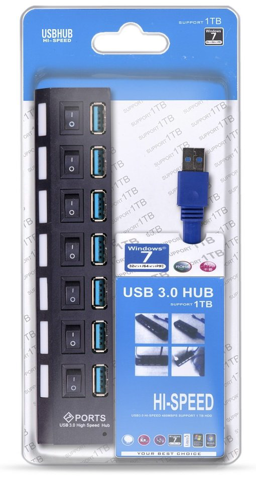 Док-станция Smartbuy SBHA-7307-B черный купить,NaN