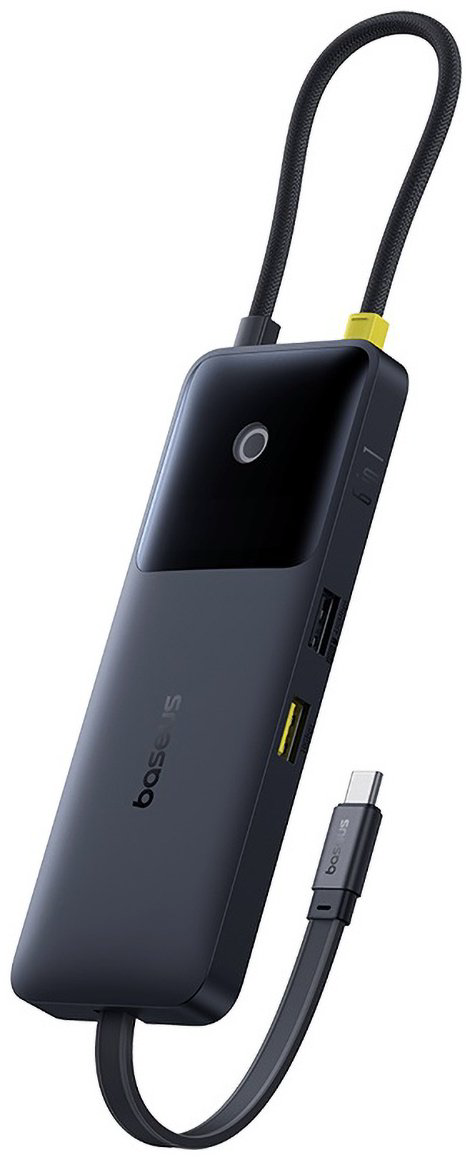 Док-станция Baseus Baseus Dual Fast Charging 6in1 B00070902123-00 черный купить,NaN
