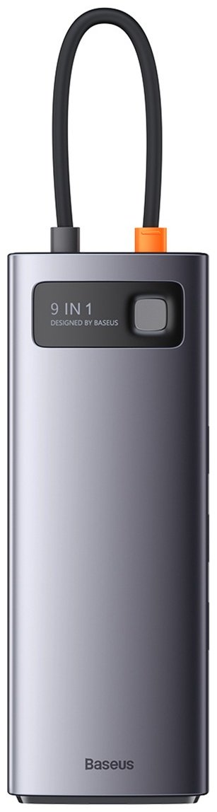 Док-станция Baseus Metal Gleam 9in1 WKWG060013 серый